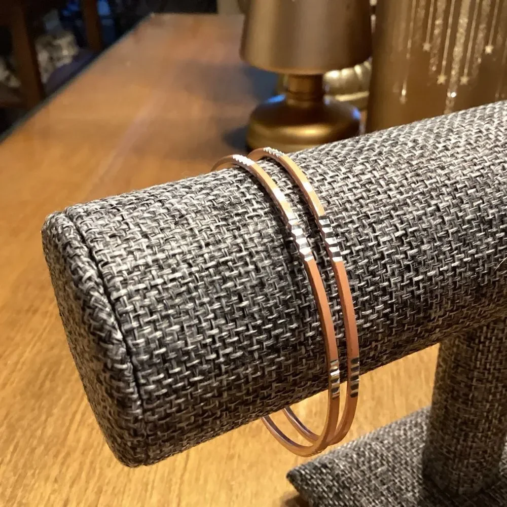 Set of 2 matching Enamel Bracelets